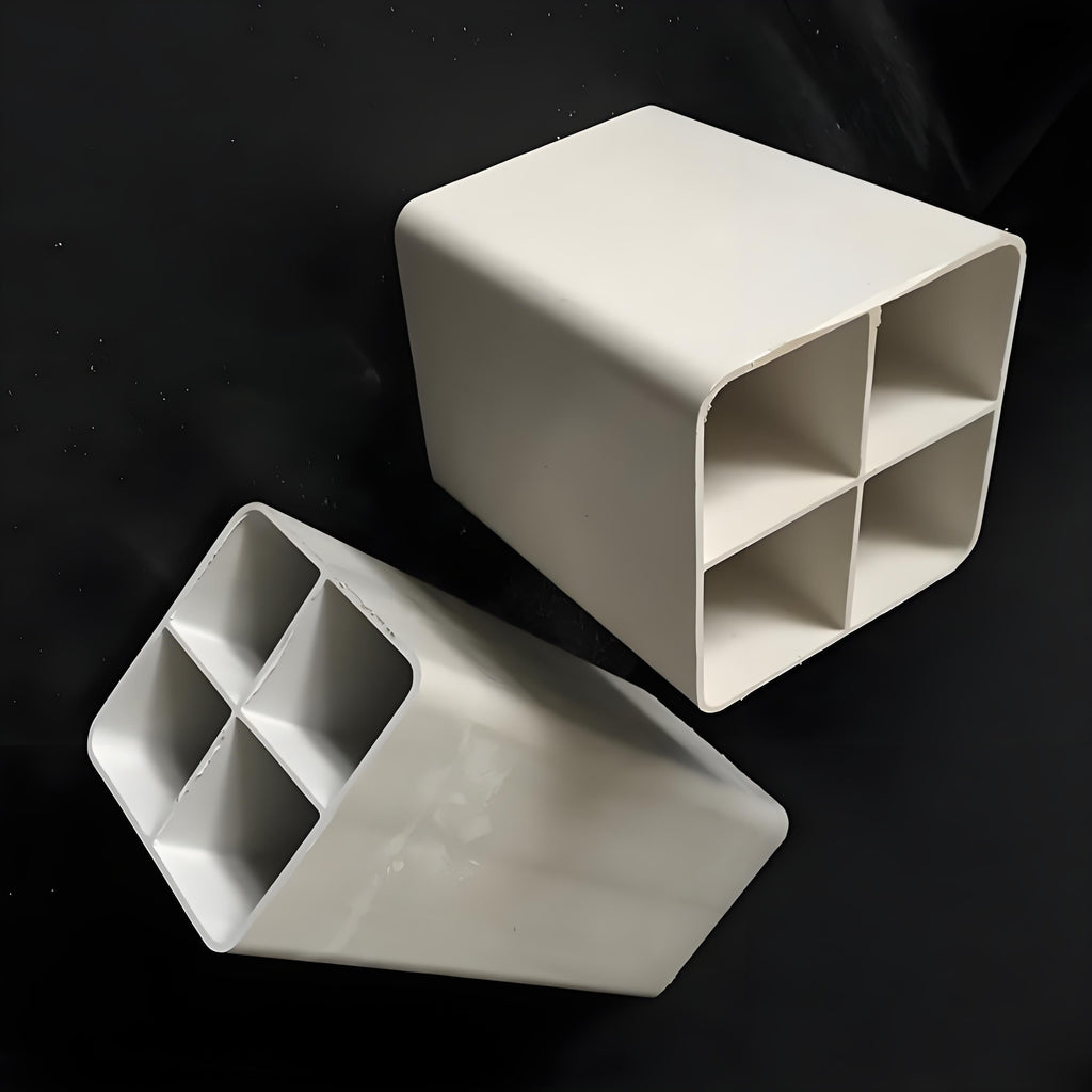 Optimization study of hydrodynamic properties of PVC-U four-hole pipe -- Dual-objective design based on threading efficiency and drainage capacity