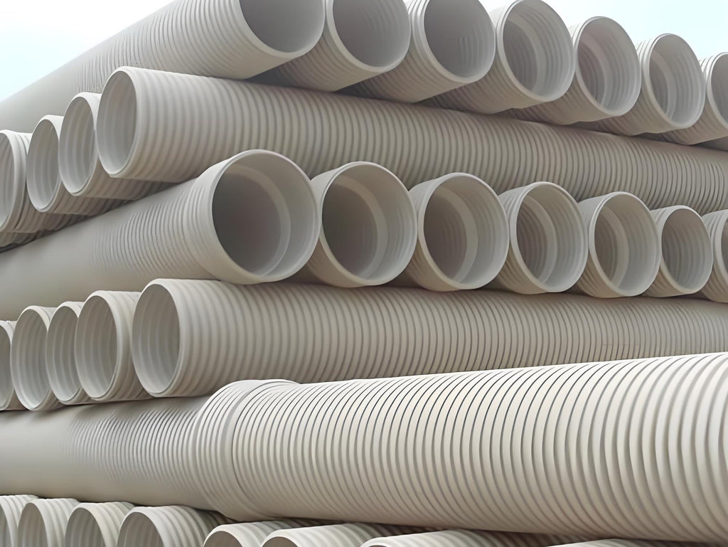 Co-optimization study of PVC double-wall corrugated pipe ring stiffness and lightweighting -- Structural Innovation Based on GB/T 19472.1 Standard