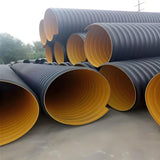 Steel-belt corrugated road drainage pipe