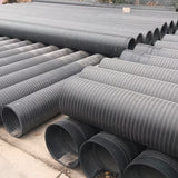 HDPE Double - Flat Wall Steel - Plastic Composite Drainage Pipe