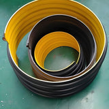 Steel-belt corrugated road drainage pipe