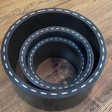 Perforated steel tape polyethylene composite pipe for drainage