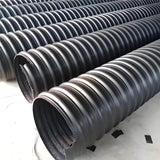 Steel-belt corrugated road drainage pipe