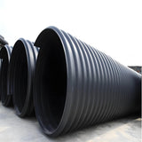 Steel-belt corrugated rainwater collection pipe