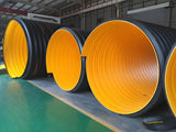 Steel-belt corrugated road drainage pipe